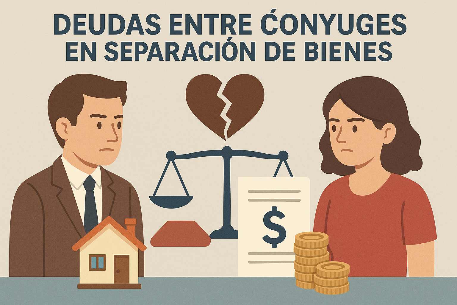 Como cancelar Deudas entre cónyuges en separación de bienes