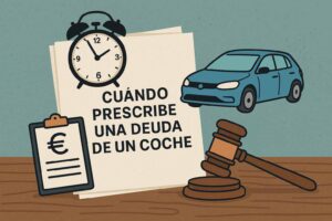 Cuando prescribe una deuda de un coche