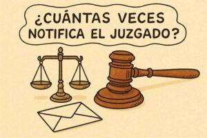 Cuantas veces notifica el juzgado