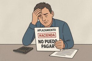 No puedo pagar aplazamiento Hacienda